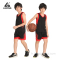 Jersey de basket-ball rouge et noir personnalisé